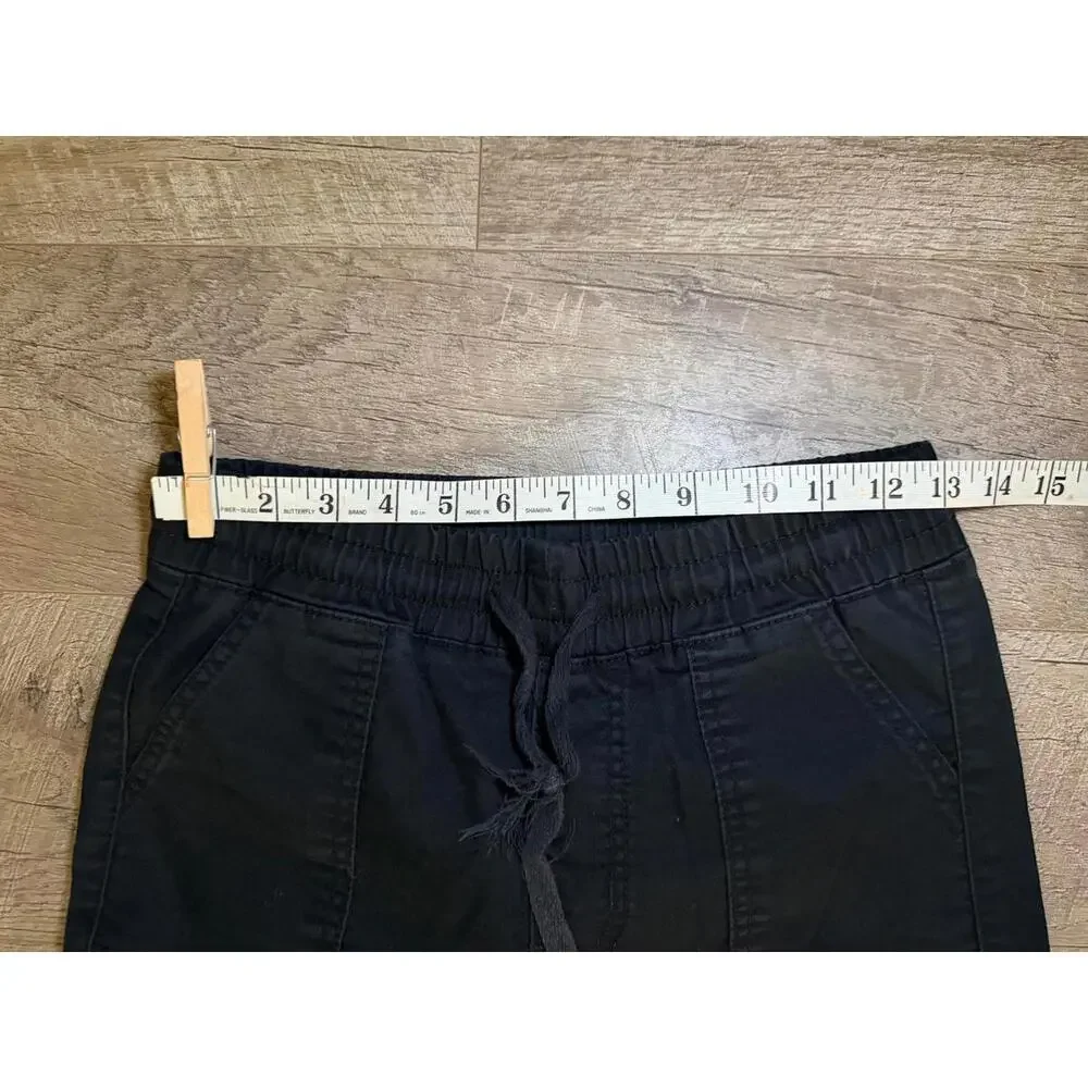 V.I.P. Black Jogger Cargo Pants,‎ Size 27